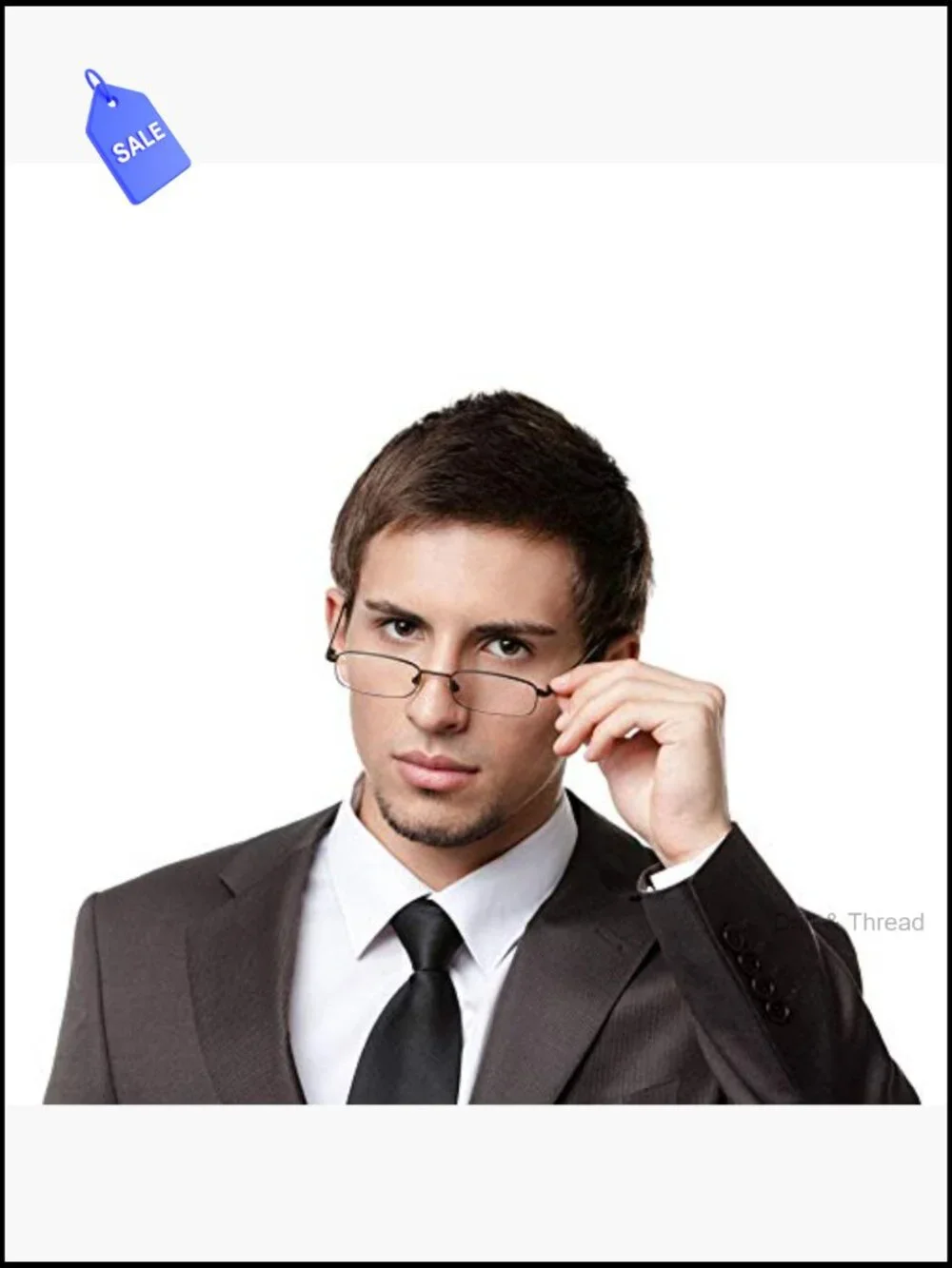 Slim Mini Metal Reading Glasses Compact Lightweight Portable Readers with Case